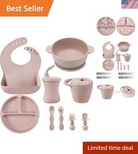 Silicone Baby Feeding Set | 9PCS Baby Led Weaning Supplies Self Feeding Utens... Feeding Set price