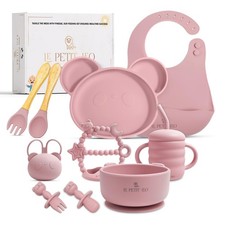 Silicone Baby Feeding Set  Complete Baby Led Weaning Supplies with NonToxic S... Feeding Set price