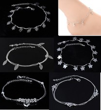ADJUSTABLE Anklet Bracelet Barefoot Sandal Beach Foot Heart Dolphin Mickey gift Anklet price