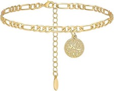 Anklets for Women Dainty Zodiac Constellation Anklet Zodiac Sign Disc Ankle Brac Anklet price