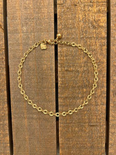 18K Gold Plated Anklet, Dainty Minimalist Ankle Bracelet, Everyday Gold Jewelry Anklet price