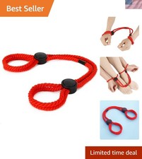 Stylish Red Rope Bracelet and Anklet - Handmade Adjustable Couples Jewelry 18.5" Anklet price