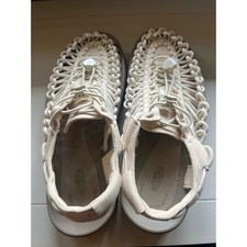 KEEN UNEEK Womens Sandals Size 8 Cream Beige Woven Bungee Outdoor Outdoor Sandals price