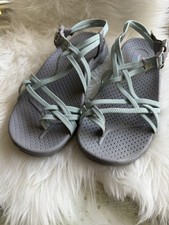 Skechers Womens Outdoor Lifestyle Sandals Adjustable Strap Blue & Grey Size 8 Outdoor Sandals price