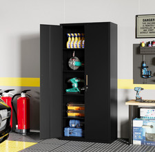 Metal Storage Cabinet with long handle ,71 Garage Storage Cabinet with Lock Cabinet price