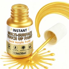 Gold Leaf Paint, Gold Paint for Metal and Wood – Rich Metallic Shine, Fast Dr... Gold Leaf Paint price