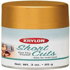 Krylon KSCS029 Short Cuts Aerosol Spray Paint, Gold Leaf, 3 Ounce Gold Leaf Paint price