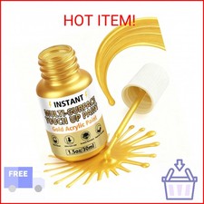 Gold Leaf Paint, Gold Paint for Metal and Wood – Rich Metallic Shine, Fast Dryin Gold Leaf Paint price