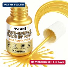 Gold Leaf Paint, Gold Paint for Metal and Wood - Rich Metallic Shine, Fast Dryin Gold Leaf Paint price