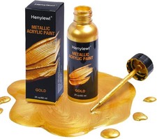 Liquid Gold Leaf Paint, 2oz/60ml Metallic 2 Fl Oz (Pack of 1), GOLD Gold Leaf Paint price