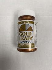 Sheffield Gold Leaf Finishes COPPER Paint Exterior  &Interior 672 g/L 2 oz 59 Ml Gold Leaf Paint price
