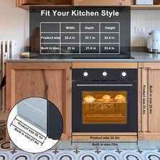 Built-in Single Wall Oven 24" Electric Oven 70L Capacity Touch Control Timer Built-in Ovens price