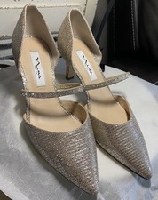 Nina Evening Silver Shoes Evening Shoes price