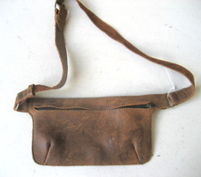 Hide & Drink Men's Genuine Leather Brown Fanny Pack Waist Belt Bag Excellent Men's Belt Bag price