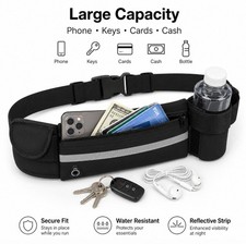 Adjustable Running Belt Water Resistant Waist Pack Fanny Bag Men Women Phone Men's Belt Bag price