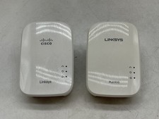 Lot Of 2 Cisco Linksys Powerline Adapter Model PLE500 Free Shipping Powerline Adapter price