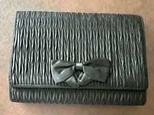 Black Satin Clutch Crossbody Evening Bag 8.5 X6.5 Evening Bag price