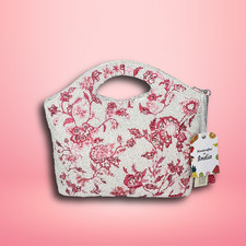 NWT Sol and Mer Toile Treasure Beaded Clutch Evening Bag Floral Purse Coquette Evening Bag price