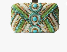 Women's Embroidery Evening Bags Flap Beading Party Wedding Clutch Holiday Christ Evening Bag price