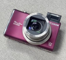 Canon PowerShot SX200 lS 12.1MP 12x Optical Zoom CCD Digital Camera Rose XMAS Digital Cameras price