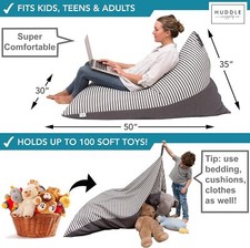 Stuffed Animal Bean Bag Storage Extra Large Beanbag Chair Storage Bean Bag Chair Bean Bag Chair price