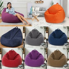 Large Bean Bag Chair Sofa Cover Cotton Fabric Lazy Lounger Game Chair Cover Bags Bean Bag Chair price