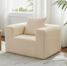 Single Cloud Sofa, Giant Bean Bag Chair with High Small Single Sofa Beige Bean Bag Chair price
