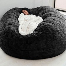 7FT Giant Bean Bag Sofa Living Room Chair Memory Soft Protect Cover No Filling Bean Bag Chair price