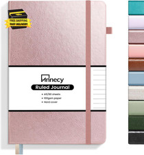 Lined Journal Notebook, Hardcover Leather Journal for Women & Men, 160 Numbered Hardcover Notebook price