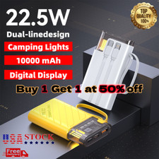 Power Bank 10000mAh 20W Charging Portable External Battery Backup Cell Phone US Portable Charger - Power Bank price
