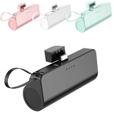 Power Bank 10000mAh Battery Small Mini Portable Charger with Built in 2 Cables Portable Charger - Power Bank price