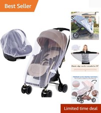 Mosquito Net for Stroller 2Pack - Protective Baby Stroller Mosquito Net - Per... Baby Mosquito Net price
