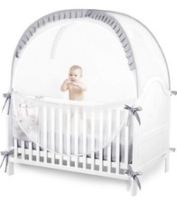 Baby & Beyond Baby Crib Tent Safety & Mosquito Net Self Locking Zippers Baby Mosquito Net price