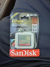SanDisk 32GB Extreme Compact Flash Memory Card 120MB/s HD Video SDCFXB New Flashes price