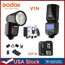 US Godox V1-N 2.4G Wireless TTL Camera Flash + X2T-N Trigger Set For Nikon Flashes price