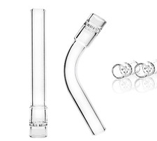 2 Pcs Solo Glass Tube Stem Set -110Mm Straight & Curved for Steam Chemistry, Air Chemistry price