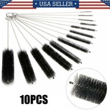 US Nylon Straw Brush Cleaner Bottle Tube Pipe Small Long Cleaning 10Pcs Set Cleaning Products price