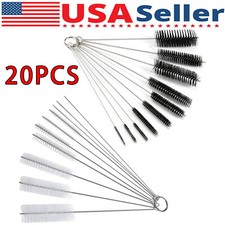 US Nylon Straw Brush Cleaner Bottle Tube Pipe Small Long Cleaning 1-10Set Cleaning Products price