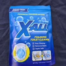 X-ALL Foaming Toilet Bowl Cleaner, Self-Activating Powder for Easy Cleaning Cleaning Products price