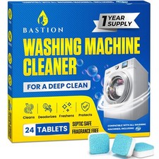 Bastion Washing Machine Cleaner, Deodorizer, & Descaler - 24 pack Cleaning Products price
