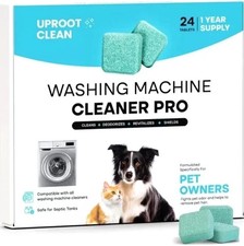 Uproot Clean Washing Machine Cleaner Tablets - 24 Pack for a 12 Month Supply. Fo Cleaning Products price