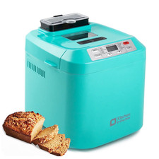 Kitchen in the Box 2lb Bread Maker with Auto Fruit Nut Dispenser, 12-in-1, Blue Bread Maker price