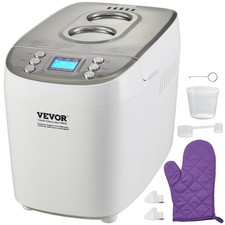 VEVOR 3LB 15-in-1 Bread Maker Automatic Compact Dough Machine Nonstick White Bread Maker price