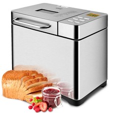 19-in-1 Bread Maker: 2LB, 710W, Stainless Steel Bread Maker price