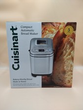 Cuisinart Compact Automatic Bread Maker STAINLESS STEEL - NEW & SEALED CRISP! Bread Maker price