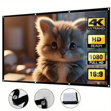 60" -150" Projector Screen HD Foldable Projection Curtain Outdoor Home Theater Projector Screen price