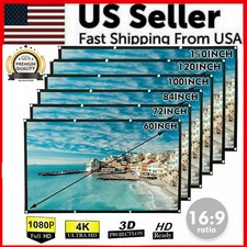 Portable Foldable Projector Screen 16:9 HD Outdoor Home Cinema Theater 3D Movie Projector Screen price