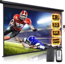 120 Inch Projector Screen Motorized 4:3 HD Electric Rising Projector Screen Pull Projector Screen price