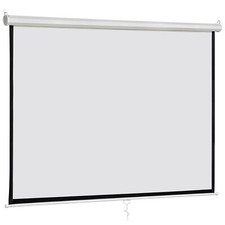 120"/100"/80"/72" Manual Pull-Down Projector Screen HD Screen 4K Movie Theate Projector Screen price