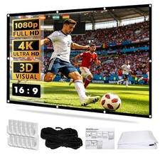 Portable Foldable Projector Screen 4K 16:9 HD Anti-Crease Outdoor Home Cinema 3D Projector Screen price